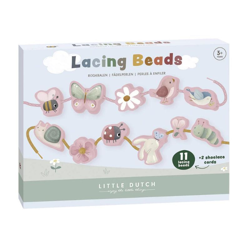 Little Dutch Lacing Beads - Flowers & Butterflies